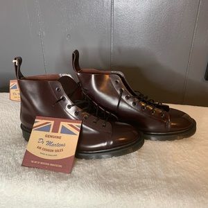 Dr. Martens Bosnil Brush Merlot Mie Classics for Men Size 12